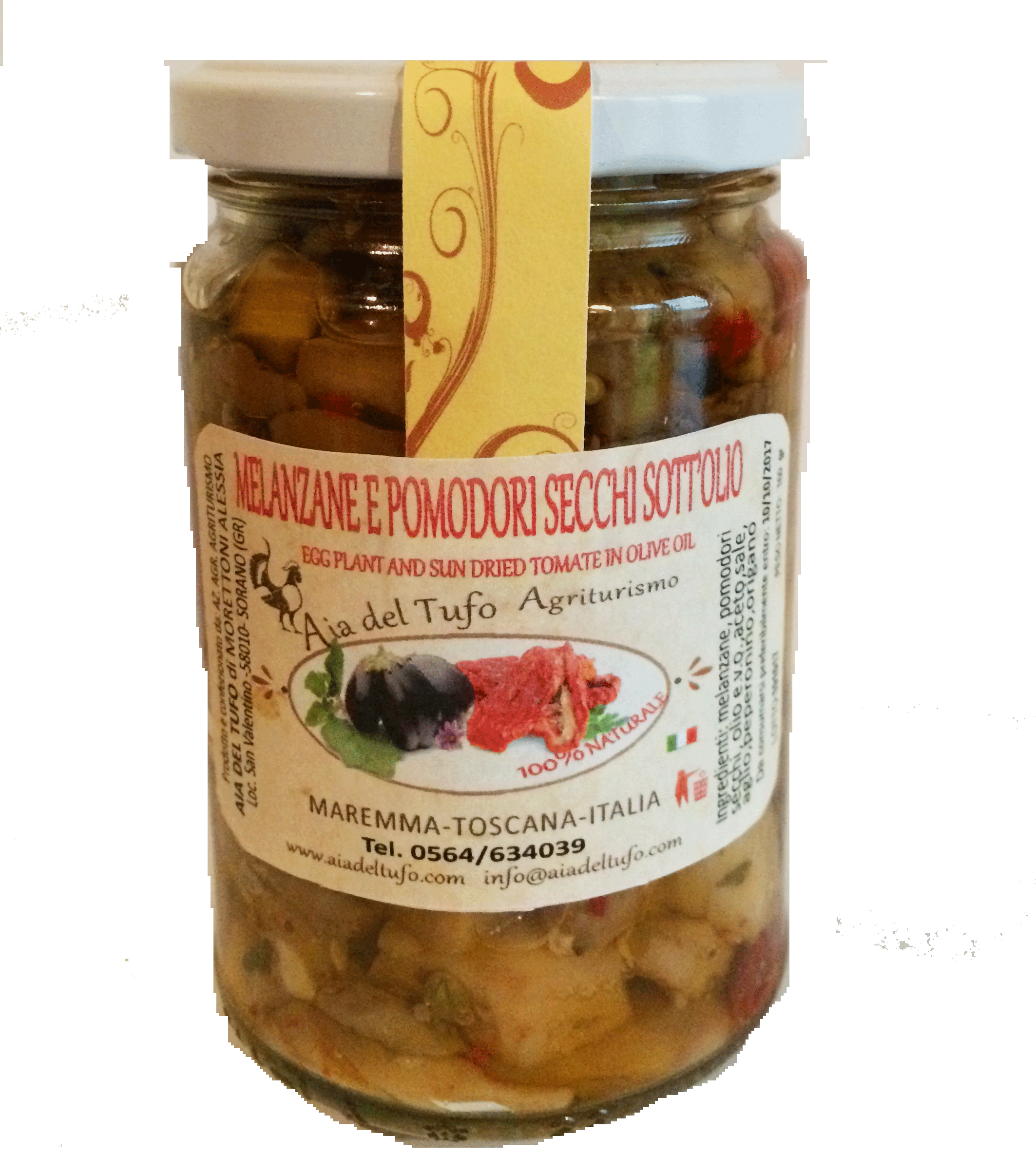 Melanzane sott'olio evo 212 gr